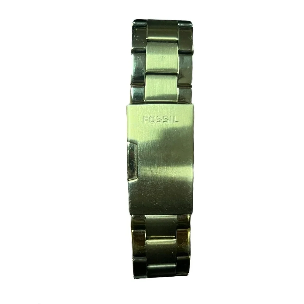 Fossil Riley ES 3384 Gold Bracelet Black‎ Face Swarovski Crystal Dial & Bezel